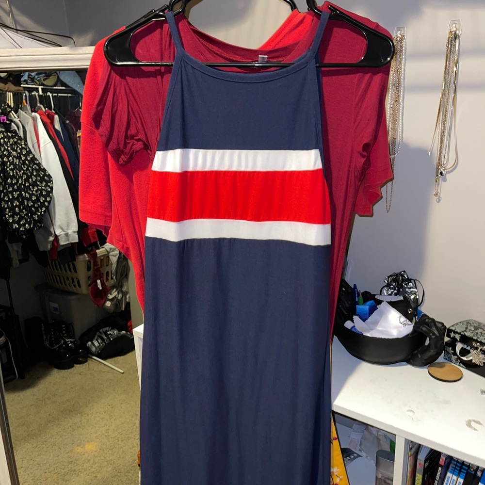 Bodycon blue dress